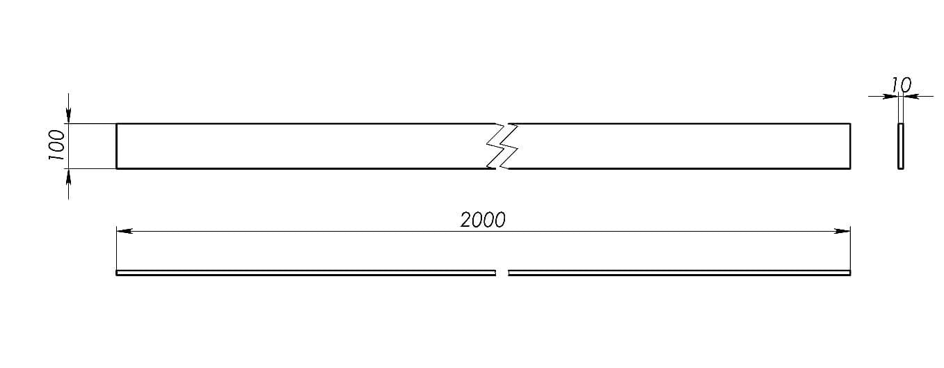 Изолятор опорный глухой, 2000мм, 1шт