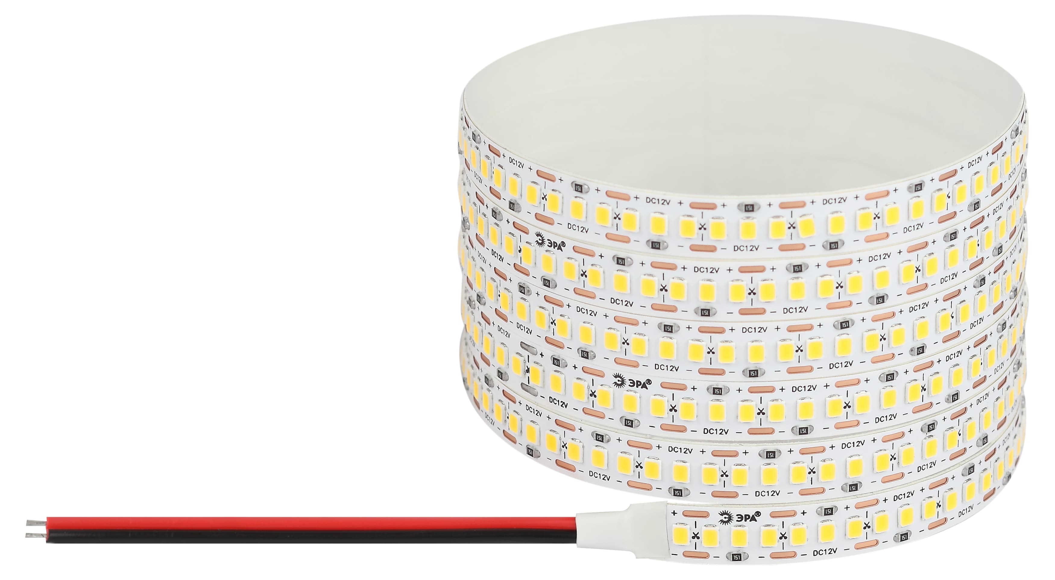 Лента светодиодная 19,2Вт/м 12В 6500К IP20 240LED/м LS2835-19,2-240-12-6500K-IP20-1 year-5m