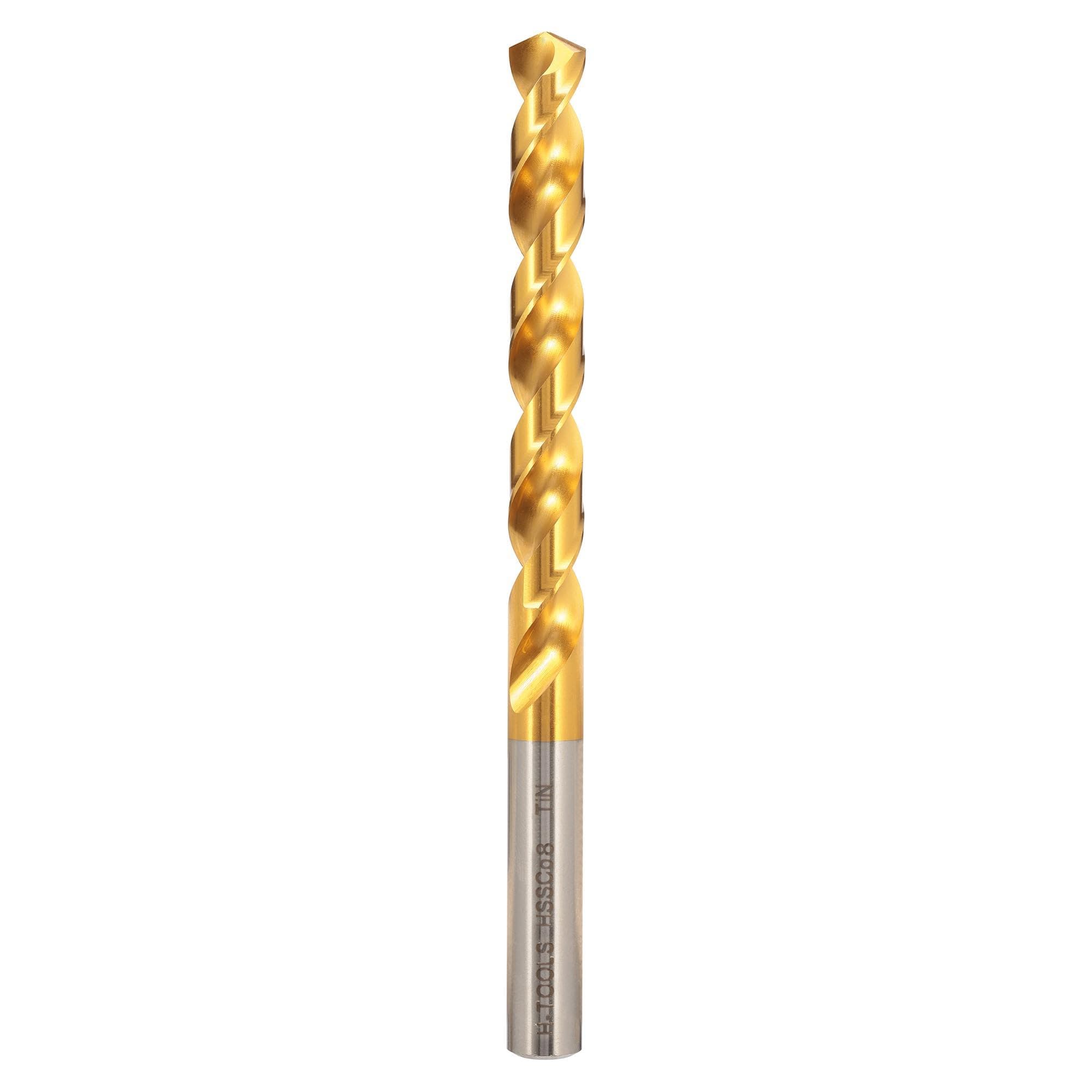 Сверло по металлу 8,5x117/75мм DIN338 HSSE-Co8 TiN 135°