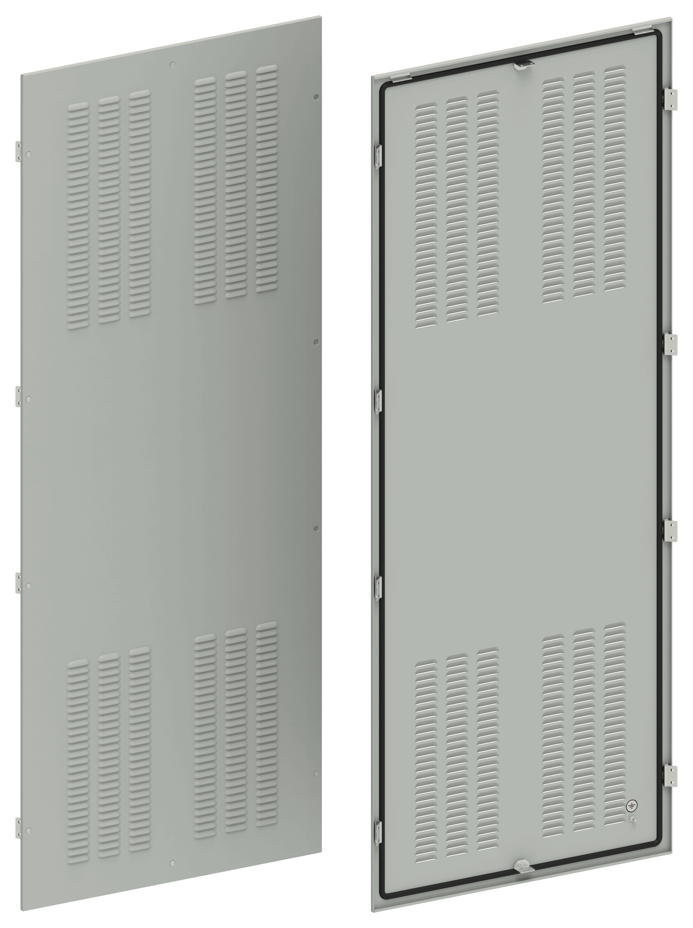 FORMAT Панель боковая вентилируемая 2000х800мм IP31 (2шт/компл) IEK