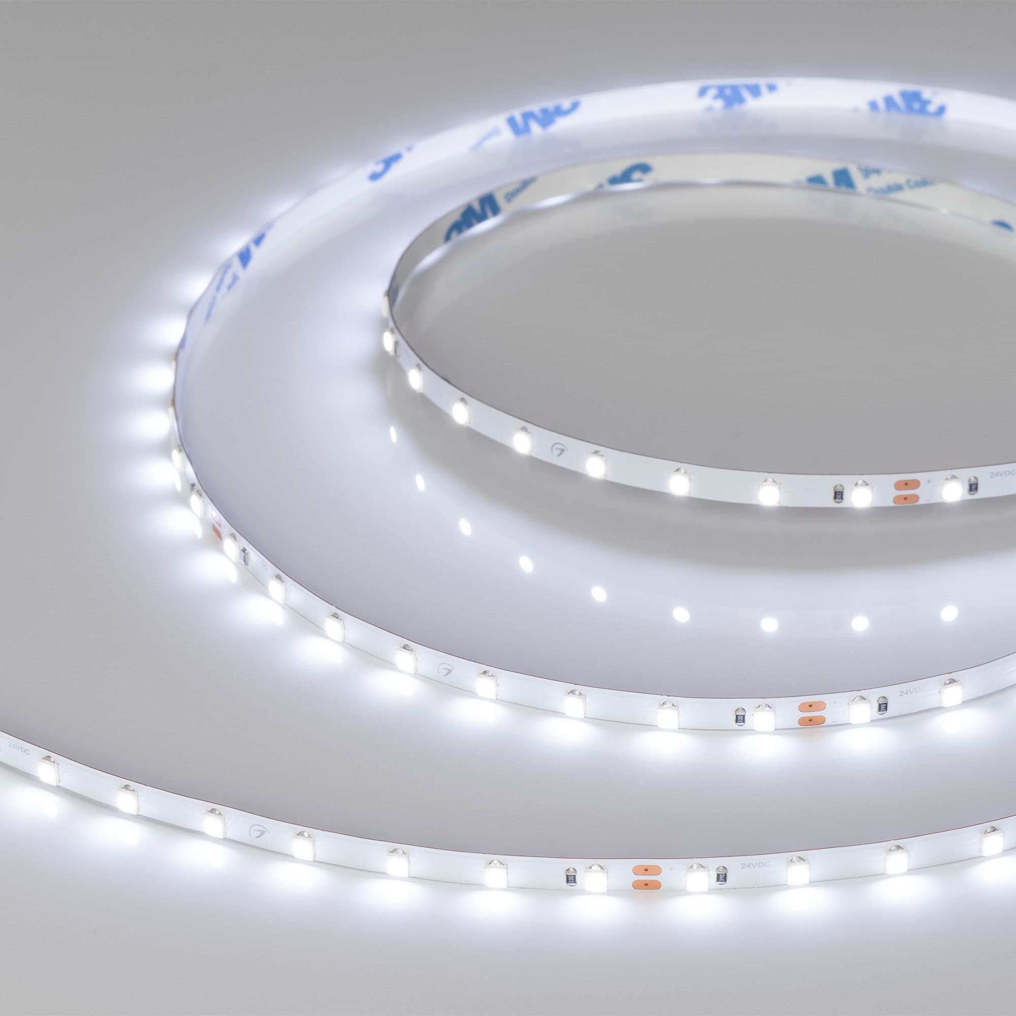Лента светодиодная 5 Вт/м 24В IP20 8000K 80LED/м RT-A80-5mm SMD 2835 5 м