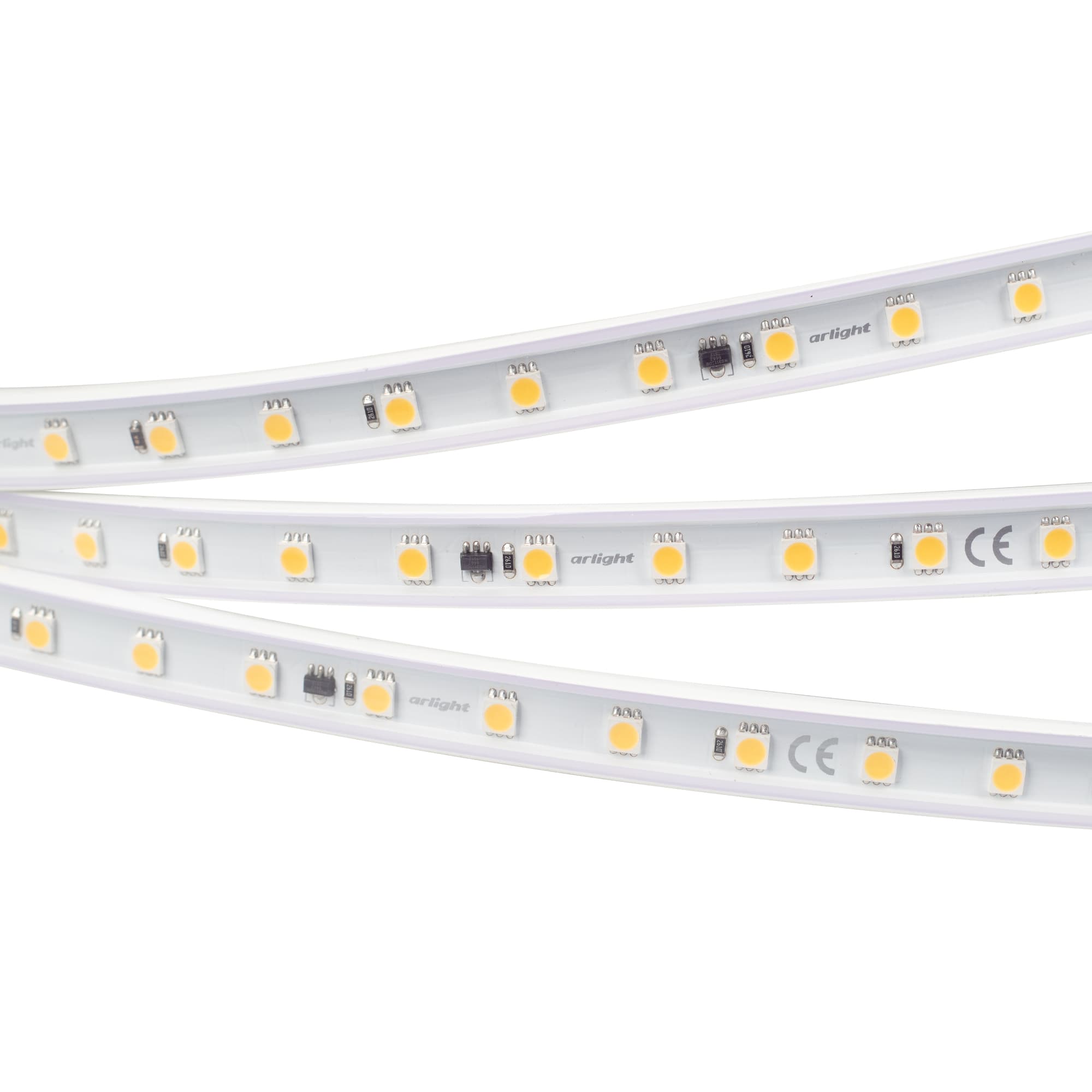 Лента светодиодная 8 Вт/м 230В IP65 4000K 54LED/м ARL-B54-15.5mm SMD 5060 50 м