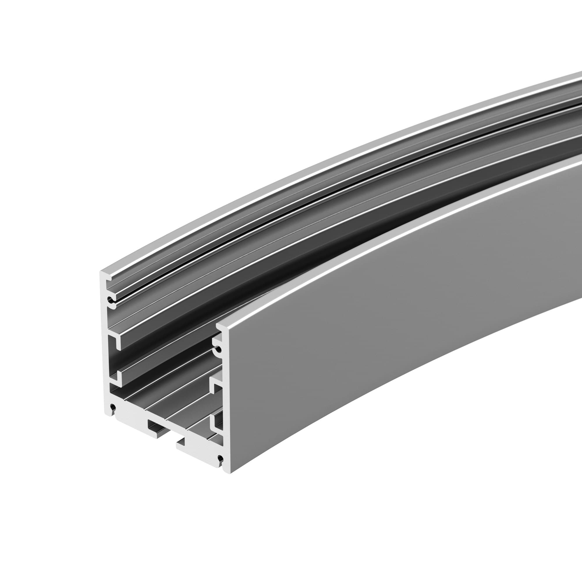 Профиль SL-ARC-3535-D800-A45 SILVER (320мм, дуга 1 из 8) (ARL, Алюминий)