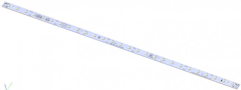 Модуль светодиодный LINE 500x11.6 AL1 3x9 Refond 2835 CRI80 5000K SMD2x2