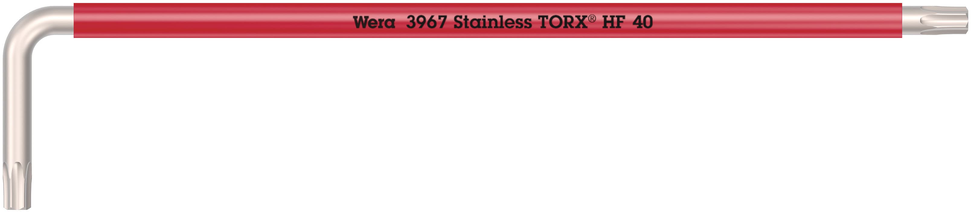 Ключ Г-образный с функцией фиксации крепежа 3967 SXL HF TORX Multicolour удлиненный нержавеющая сталь TX 40X224 мм