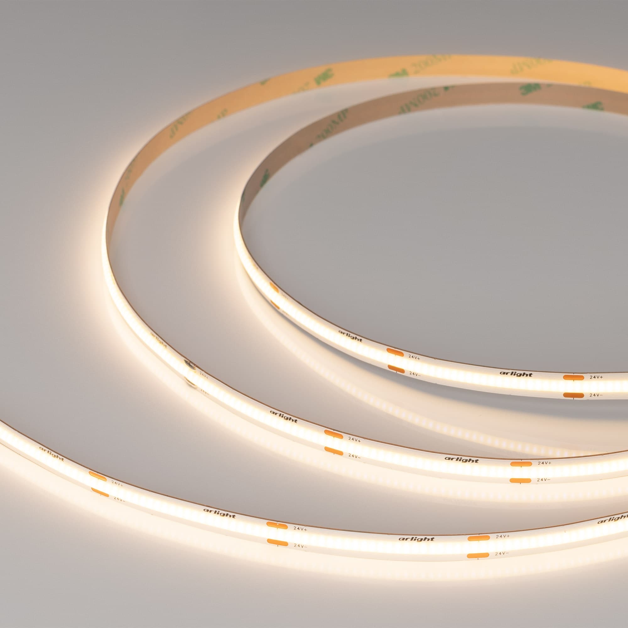Лента светодиодная 8 Вт/м 24В IP20 3500K 480LED/м COB-X480-8mm CSP 5 м