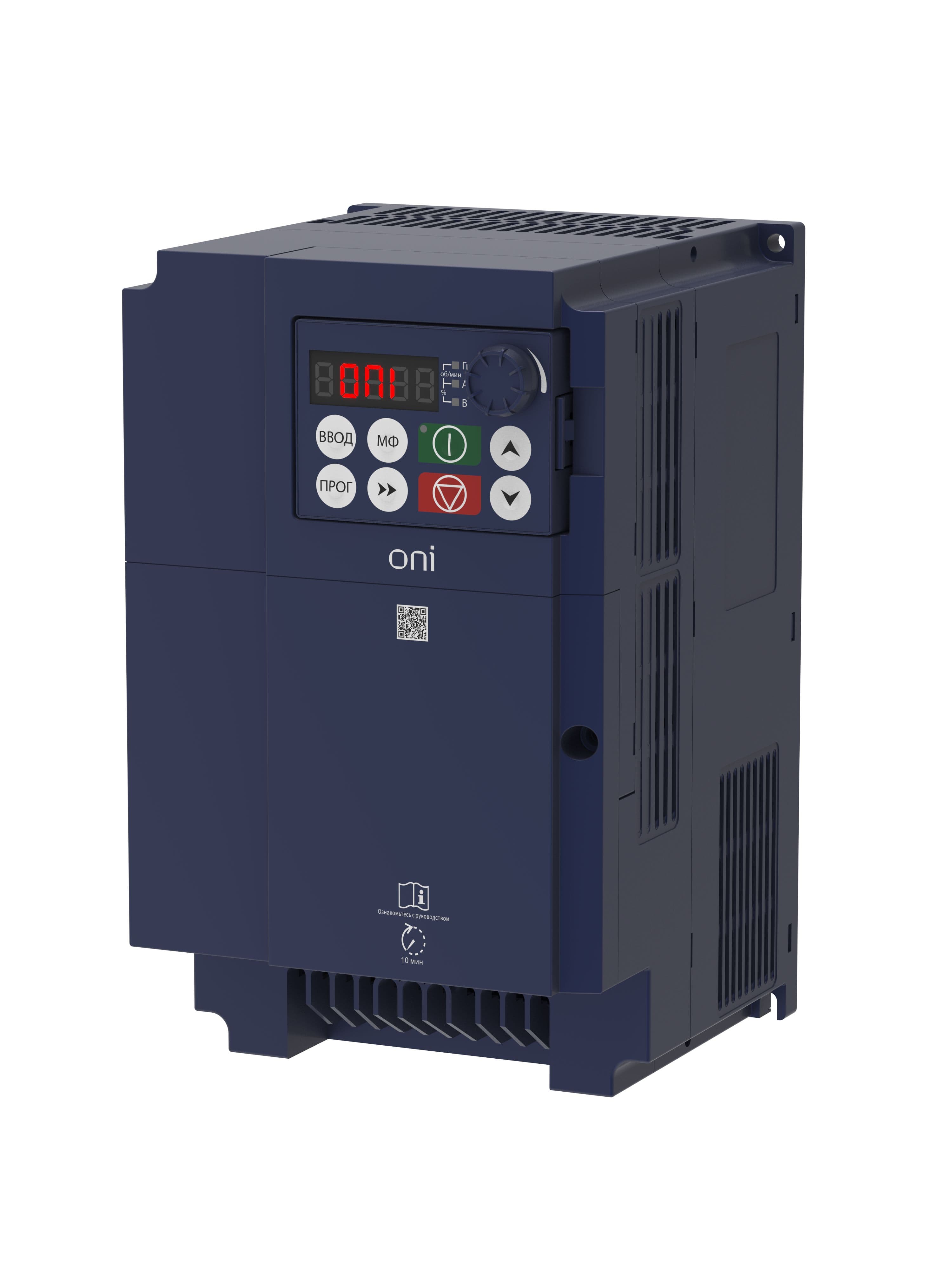 Преобразователь частоты FC-430 380В трехфазный 5,5-7,5кВт 13-17А встроенный тормозной модуль