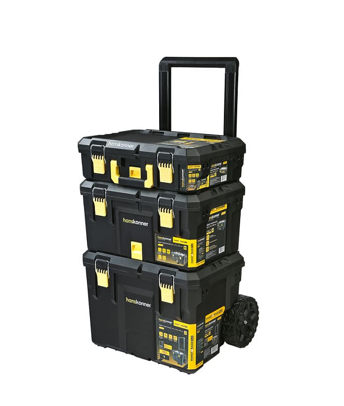 Ящик модульный размер XL, система хранения HANSTORAGE PLUS, 525x458x385мм