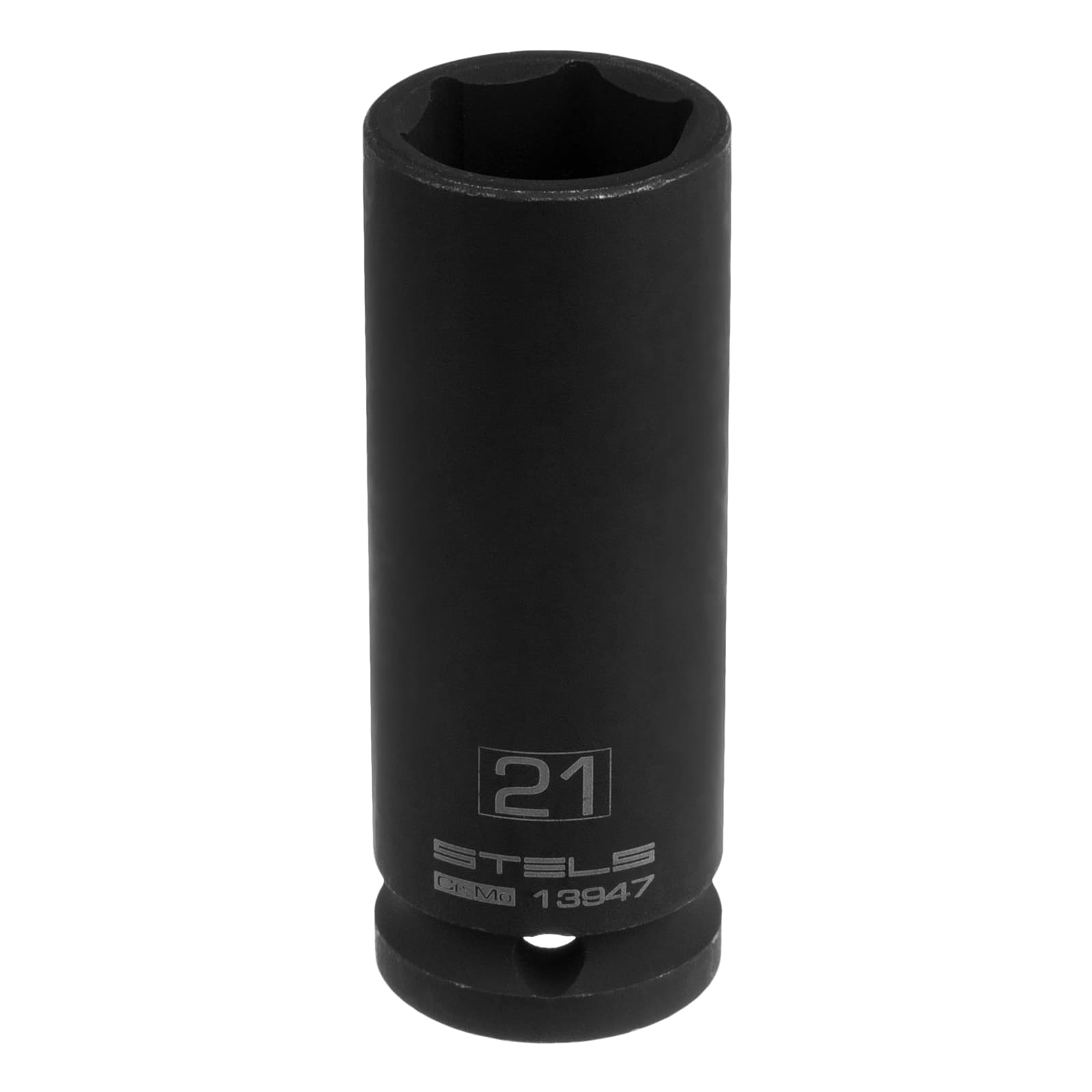 Головка ударная удлиненная шестигранная, 21 мм, 1/2', CrMo