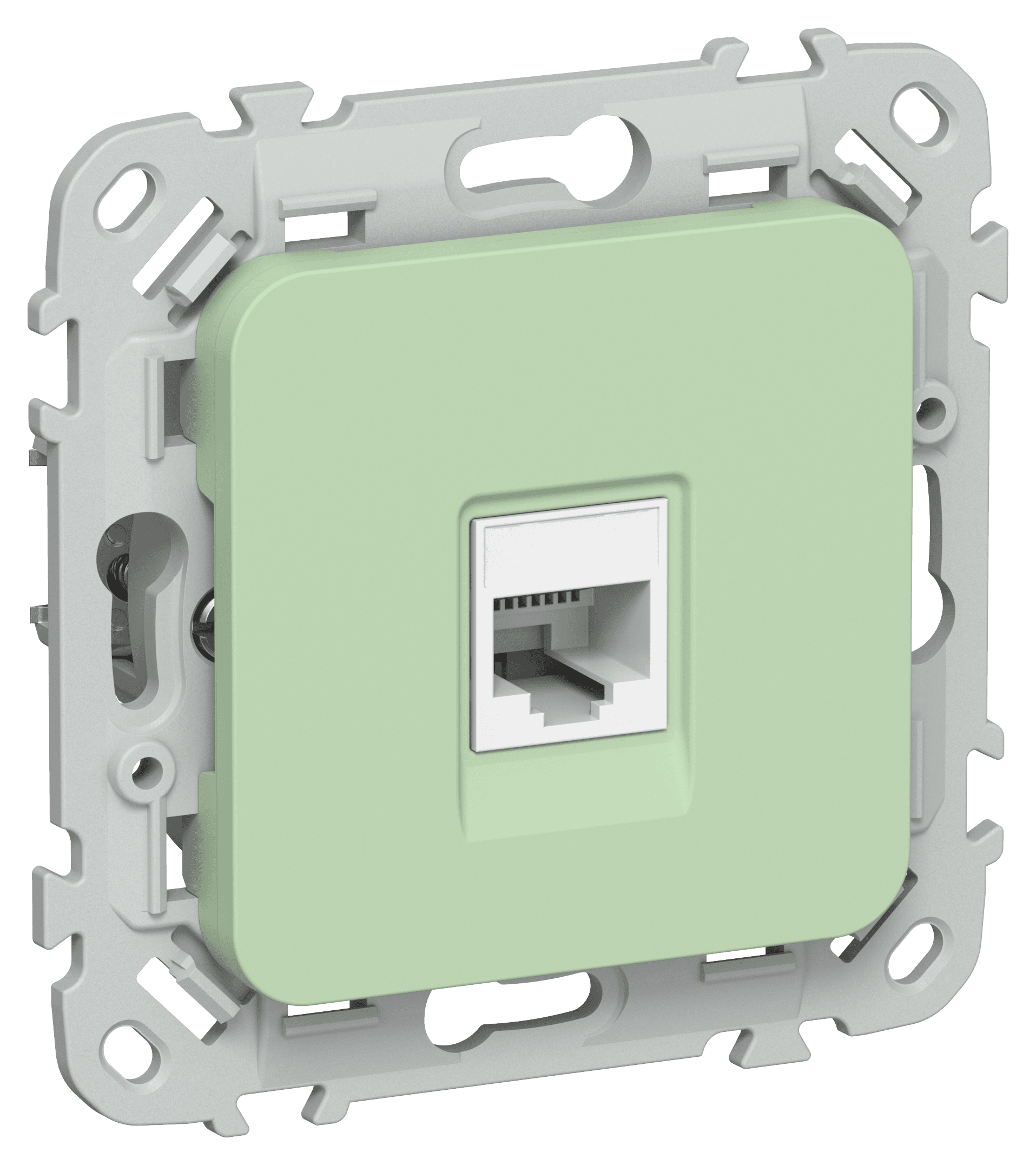 FLITE Розетка компьютерная RJ45 категория 5Е UTP РК5е-1-0-ФлФ фисташковый IEK