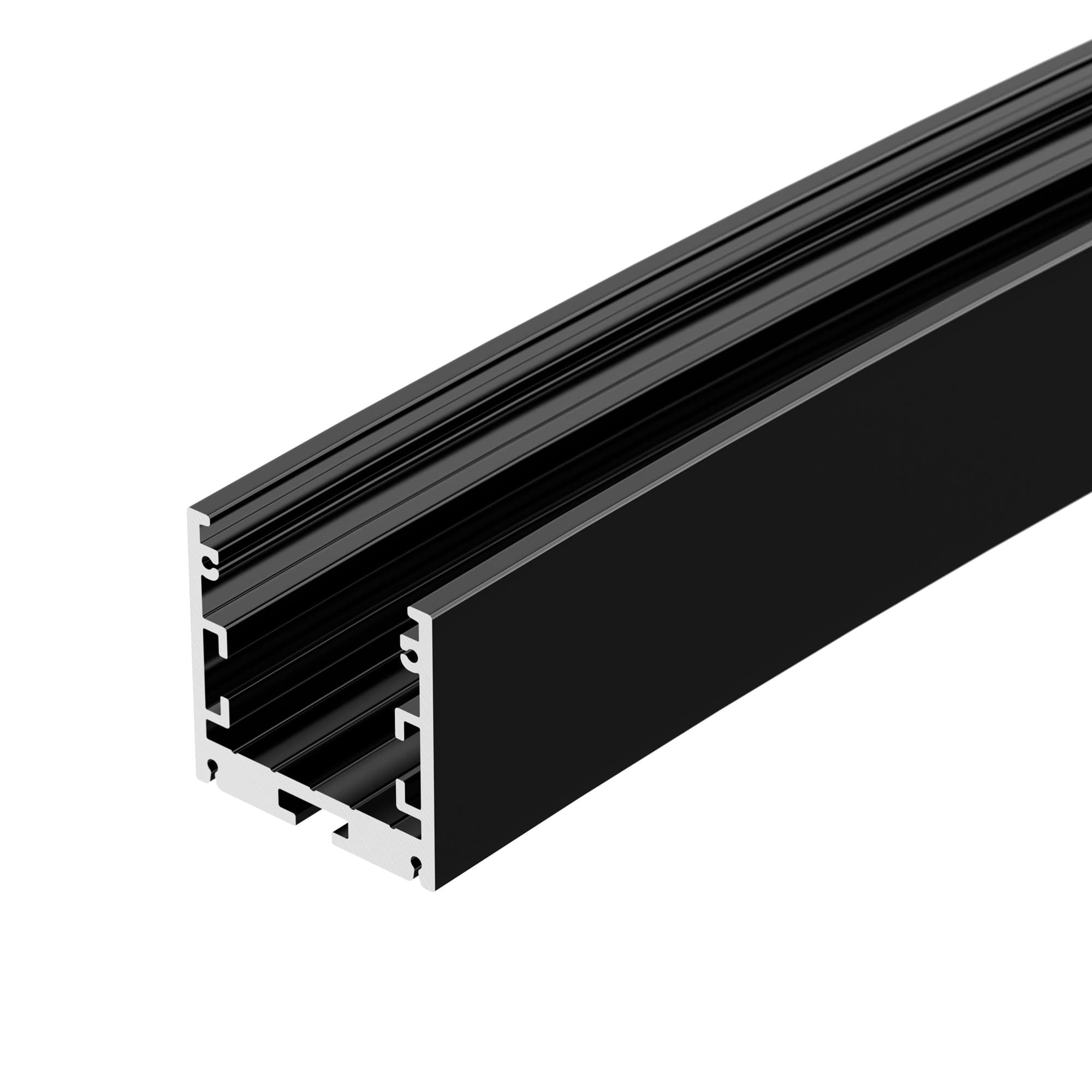 Профиль SL-ARC-3535-D3000-A45 BLACK (1180мм, дуга 1 из 8) (ARL, Алюминий)