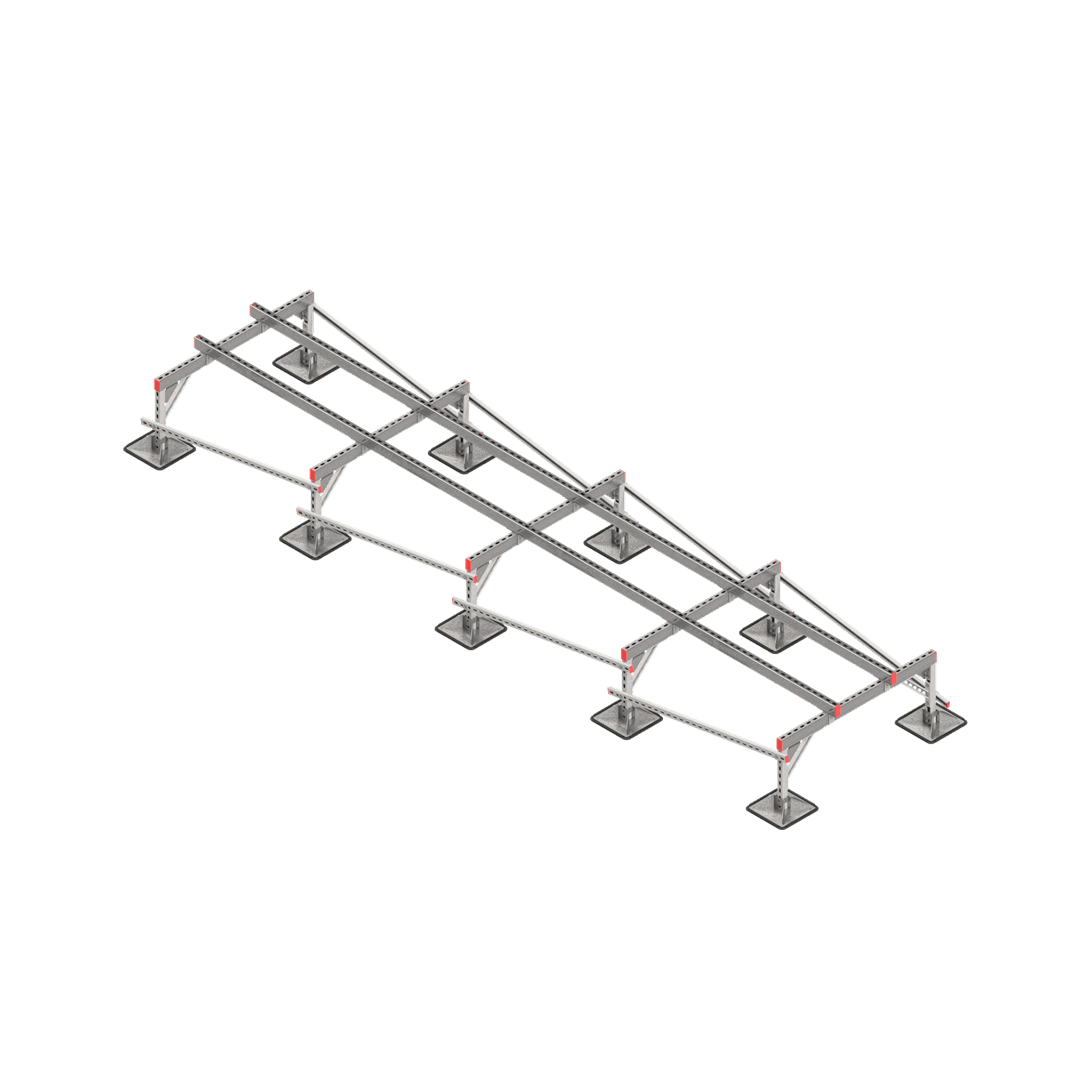 Конструкция опорная для установки оборудования TECHNORAPTOR S EELFOOT 1200х5000 тип 1