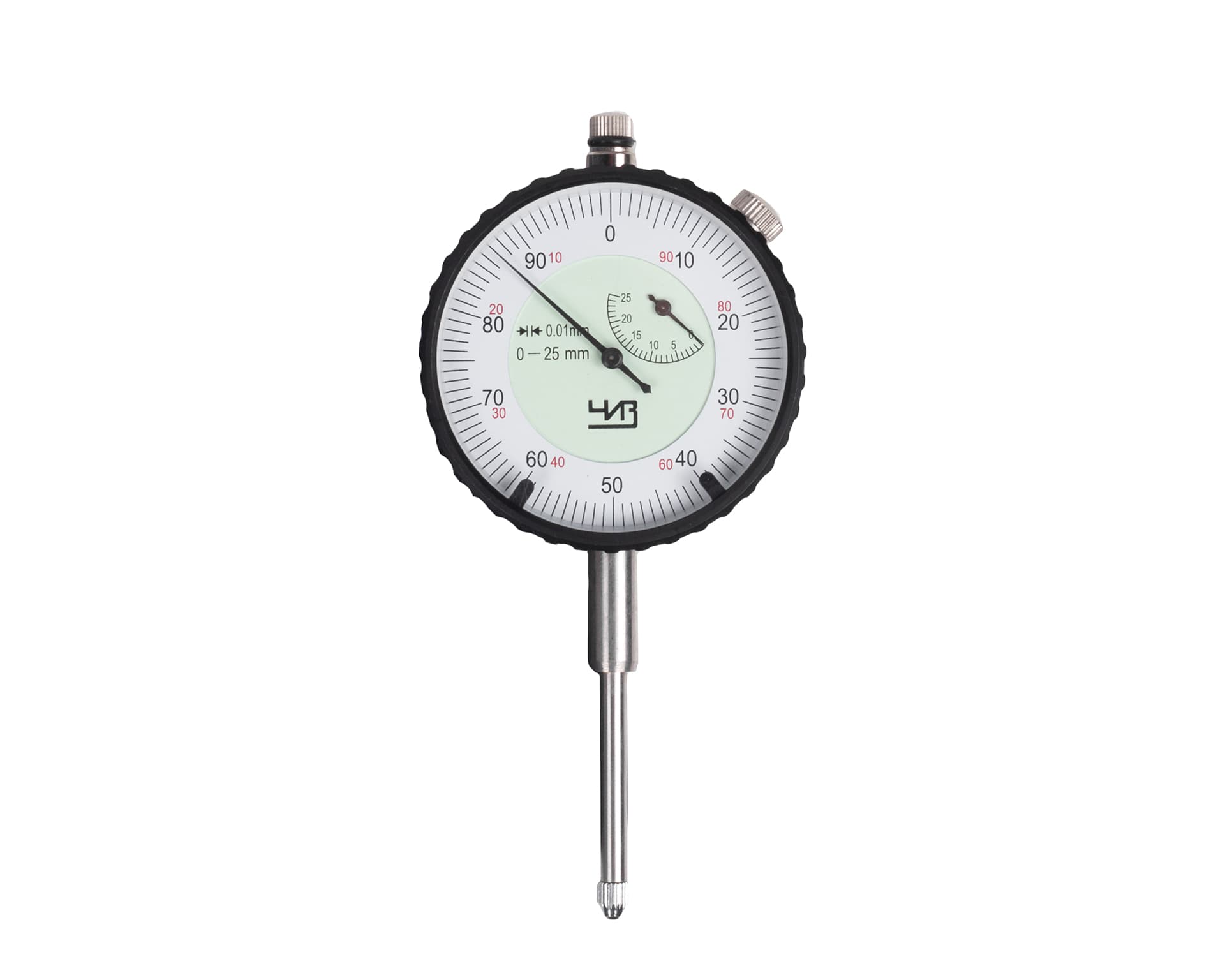 Индикатор часового типа ИЧ 0-25 0.01 с ушком (ГРСИ №40149-08)