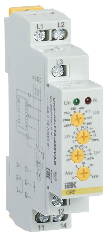 Реле фаз ORF 06. трехфазный 220-460 В AC