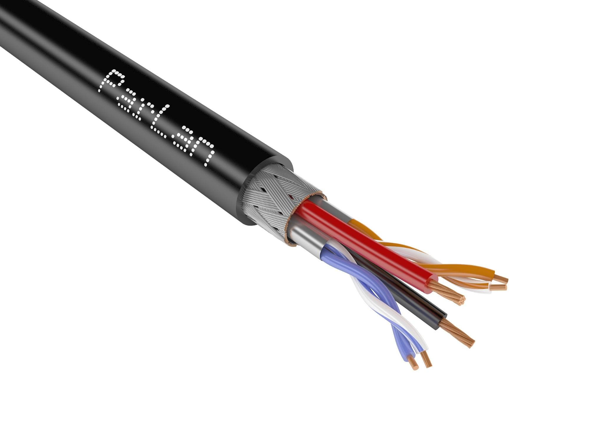 Витая пара ParLan Patch compact S/FTP Cat 5e ZH Мнг(А)-HF 2х2х0.78 +2х0.75