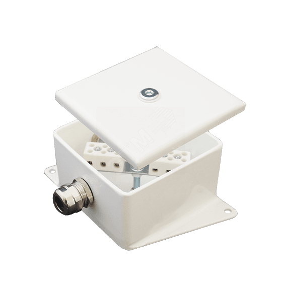 Коробка монтажная огнестойкая КМ-О (6к)-IP66-100х100 два ввода BC
