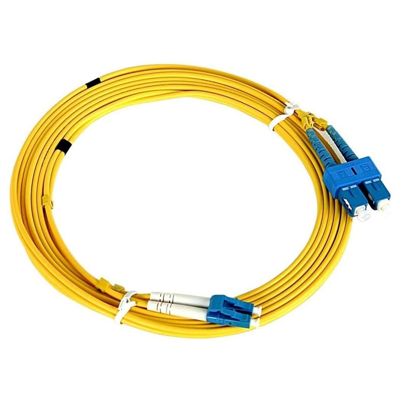 Патч-корд оптический SM. 9/125 OS2. LC/UPC-SC/UPC. 3MM Duplex. LSZH. 2 м,