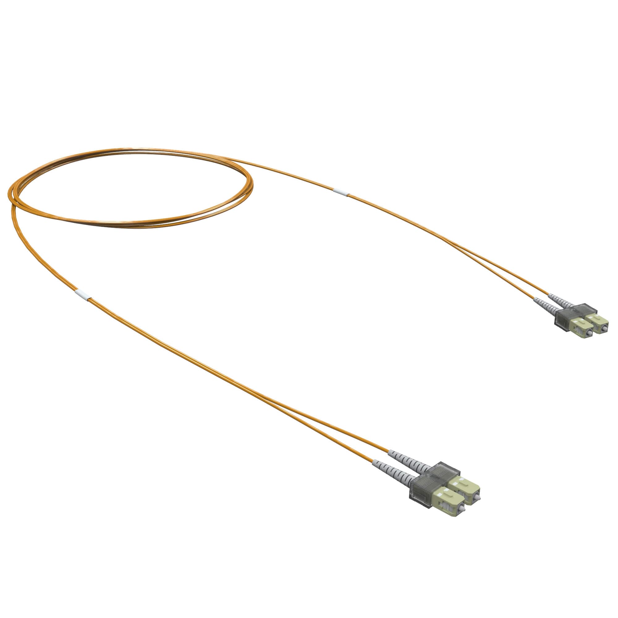 Патч-корд оптический двухволоконный (Duplex) SC-UPC/SC-UPC, 50/125 OM2, 10 м