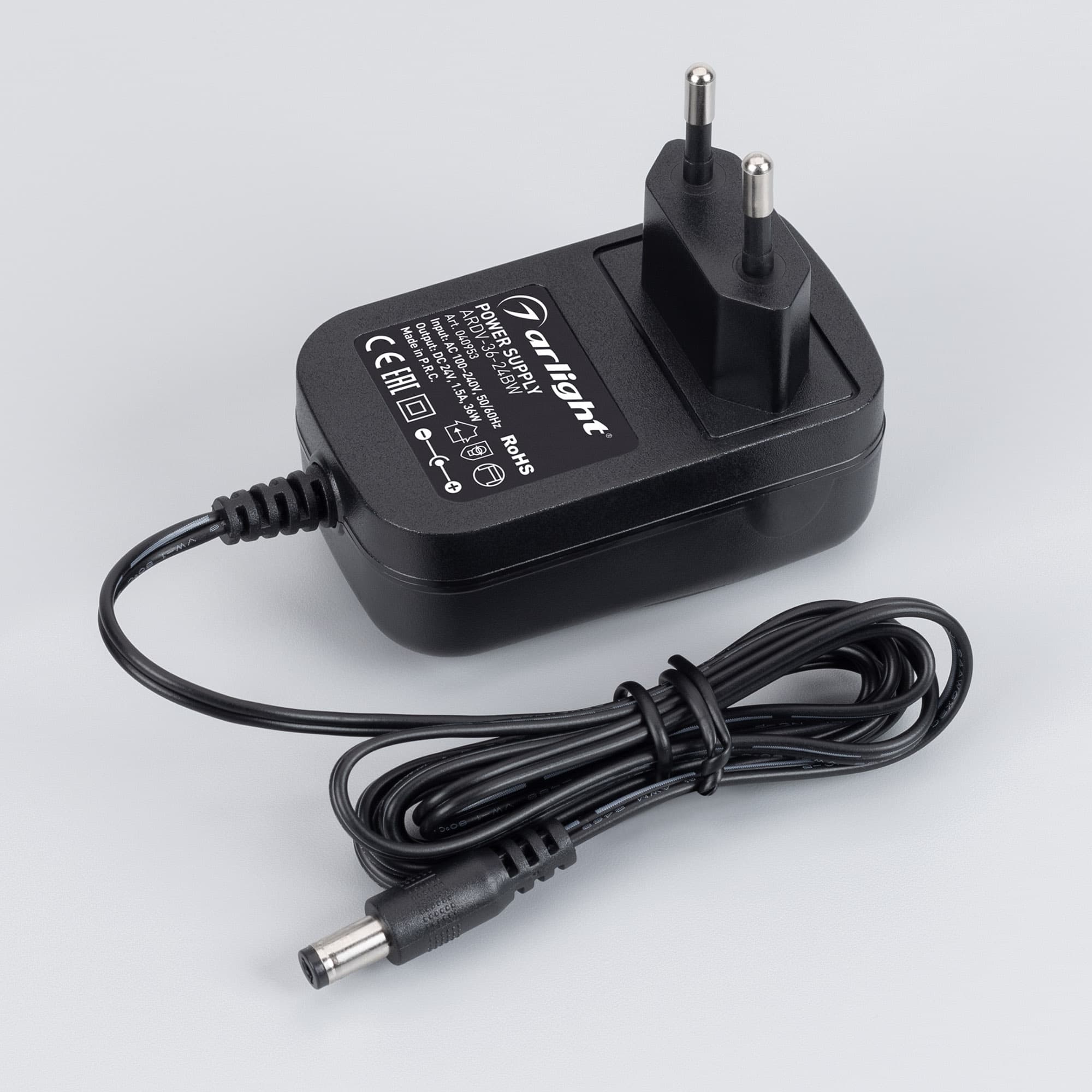 Блок питания ARDV-36-24BW (24V, 1.5A, 36W) (Адаптер, 3 года)