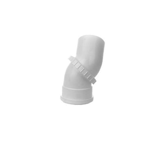 Отвод 50 поворотный, для внутренней канализации, серый