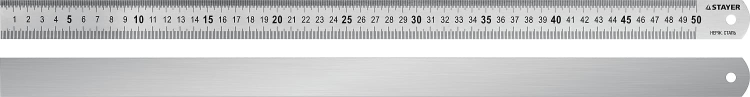 Металлическая линейка длина 0,5 м