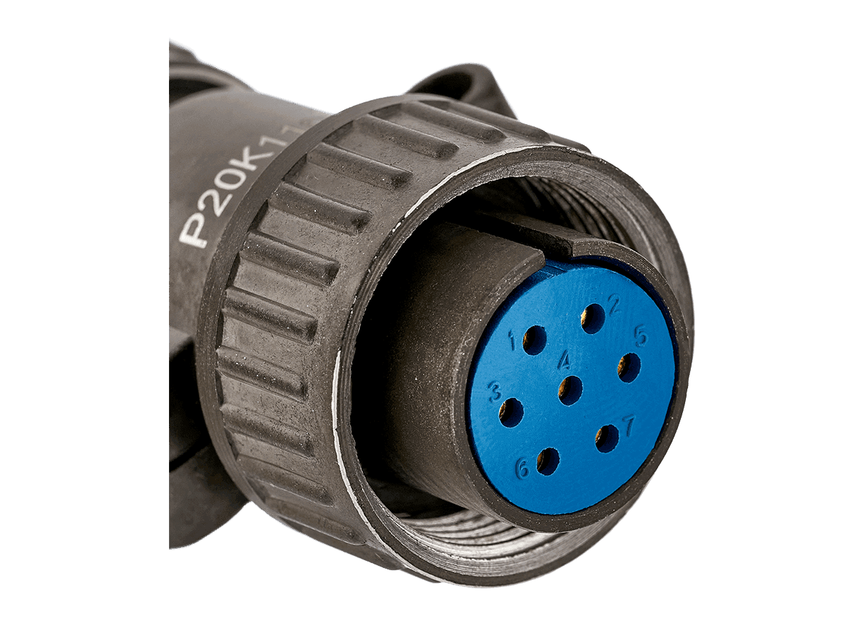 Разъем 7pin (TIG) кабельный IHQ0710