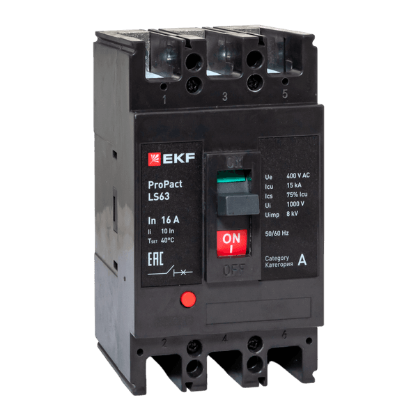 LS63 15кА 3P 16А ProPact EKF