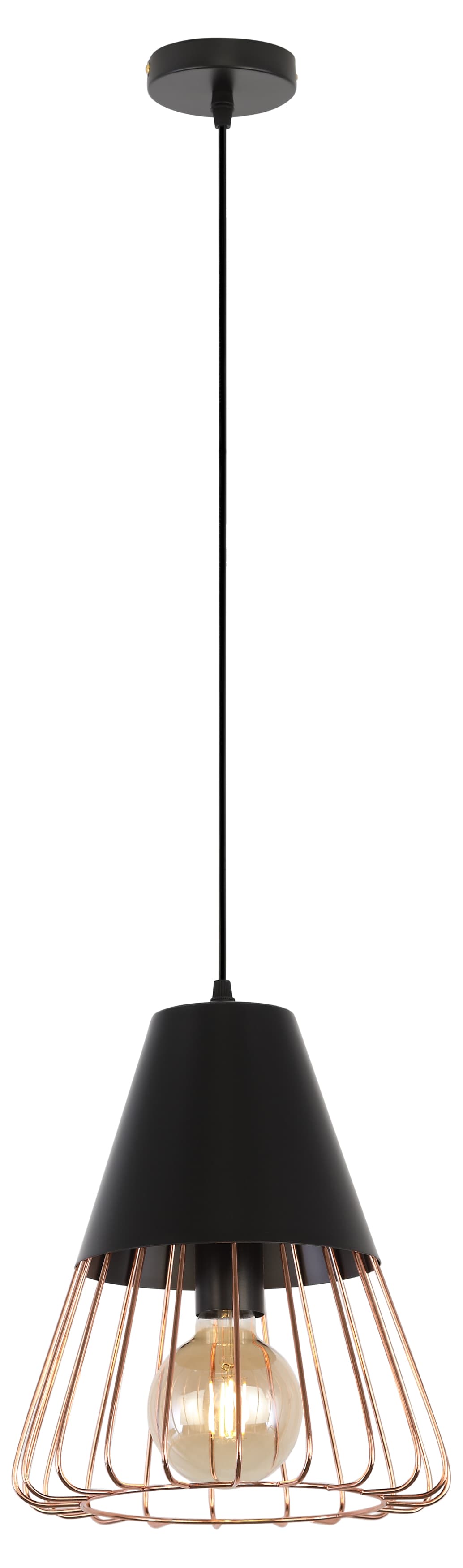 Светильник подвесной (подвес) Kasimira 5050-201 1 х E27 60 Вт лофт - кантри
