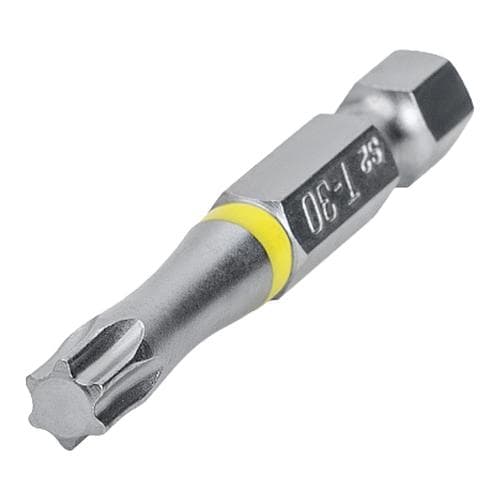 Бита с профилем TORX (торкс - шестилучевая звезда) TX30, длина 50 мм, хвостовик E6,3 мм, торсионная (3 шт)