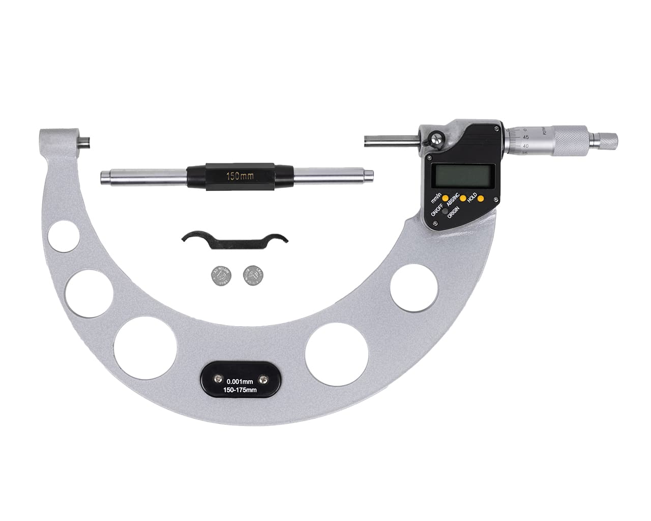 Микрометр электронный цифровой МКЦ-175 0.001 4-кн. IP54 (ГРСИ №35816-07)