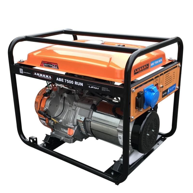 Генератор ABE 7500 RUN (max.7.5кВт, 230В) бензин+газ, увеличенный бак 13л