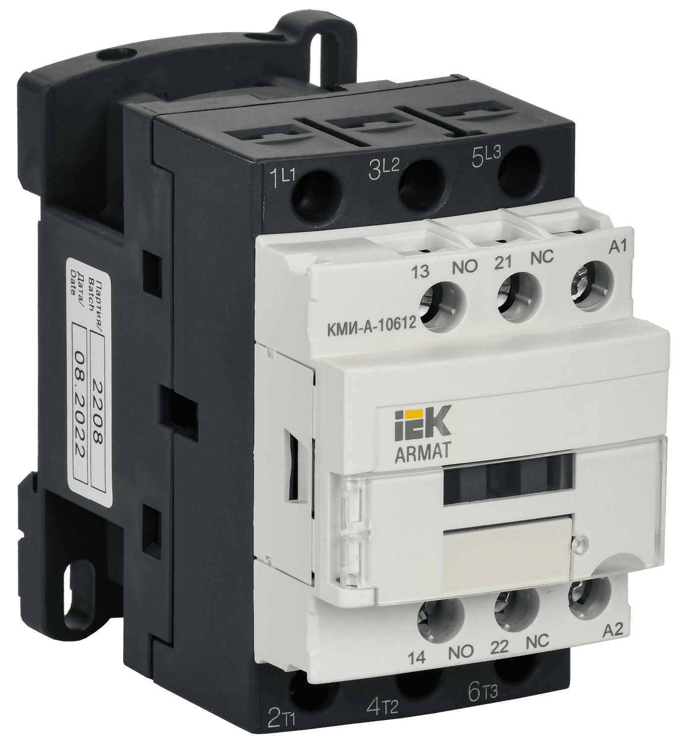 Контактор КМИ-А-10612 LC1D 6А 230В/АС3 1НО/1НЗ