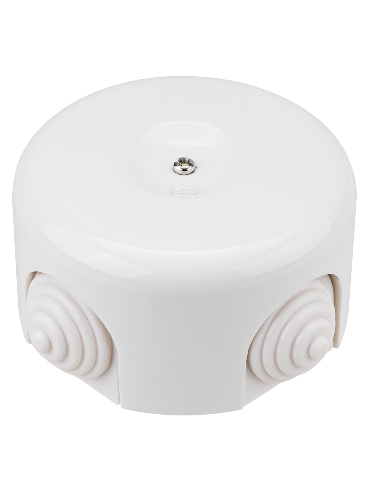Коробка распаячная фарфоровая D78х45см белая TDM