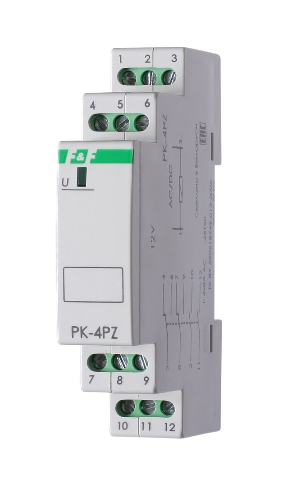 Реле электромагнитное PK-4PZ 12
