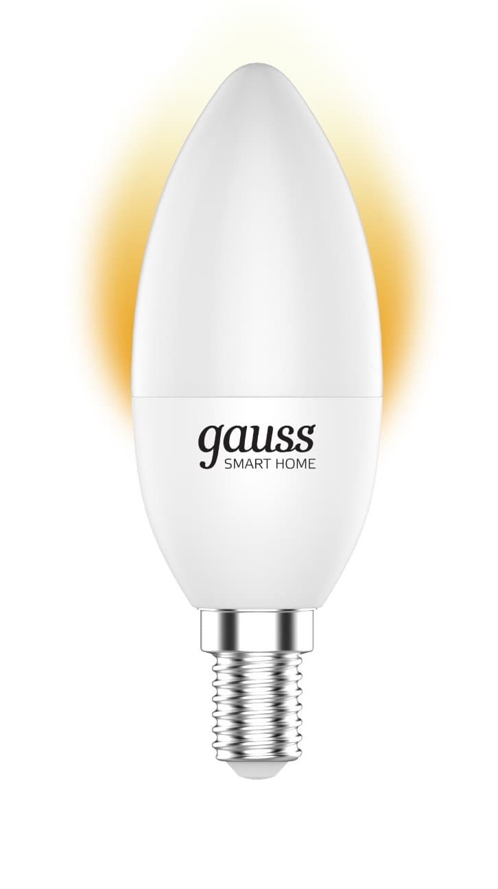 Лампа светодиодная умная SMD LED 5 Вт 470 лм 2700К E14 AC 220В IP20 диммируемая управление по Wi-Fi Smart Home