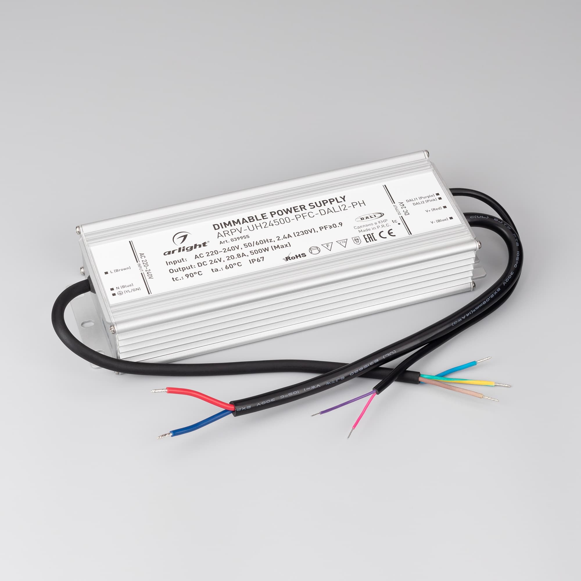 Профиль силиконовый WPH-FLEX-1018-SIDE-S10-50m WHITE (Силикон)