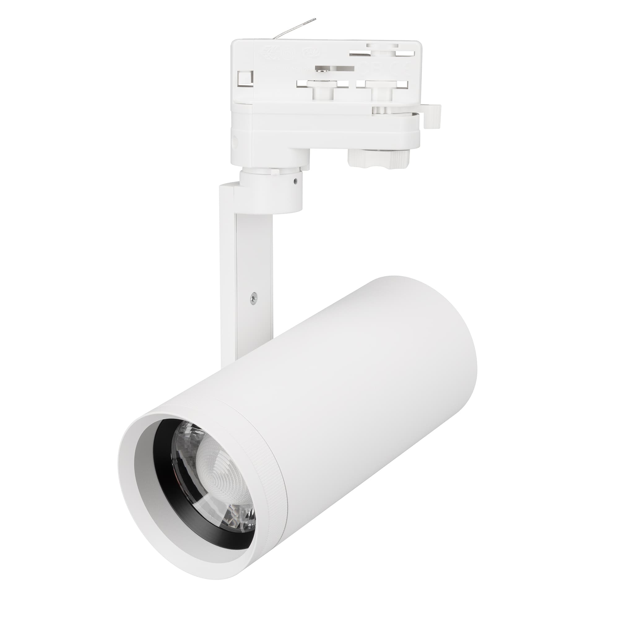 Светильник LGD-URANUS-4TR-R75-18W/25W 3500K-MIX WH, 20-50 deg, side holder, 230V, IP20, металл, 5 лет