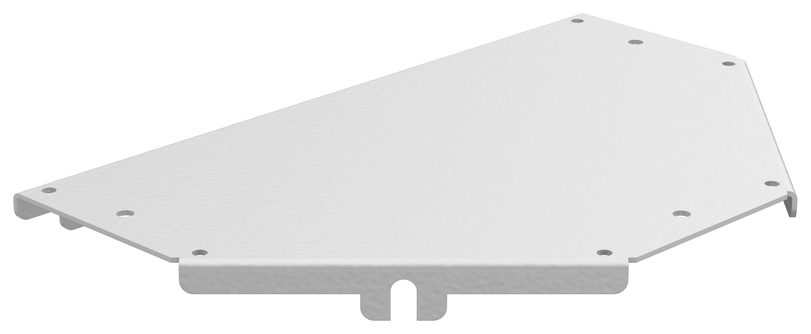 ESCA 7 Кр. разветвителя Т-обр. 80-2,0 RAL 9016 IEK