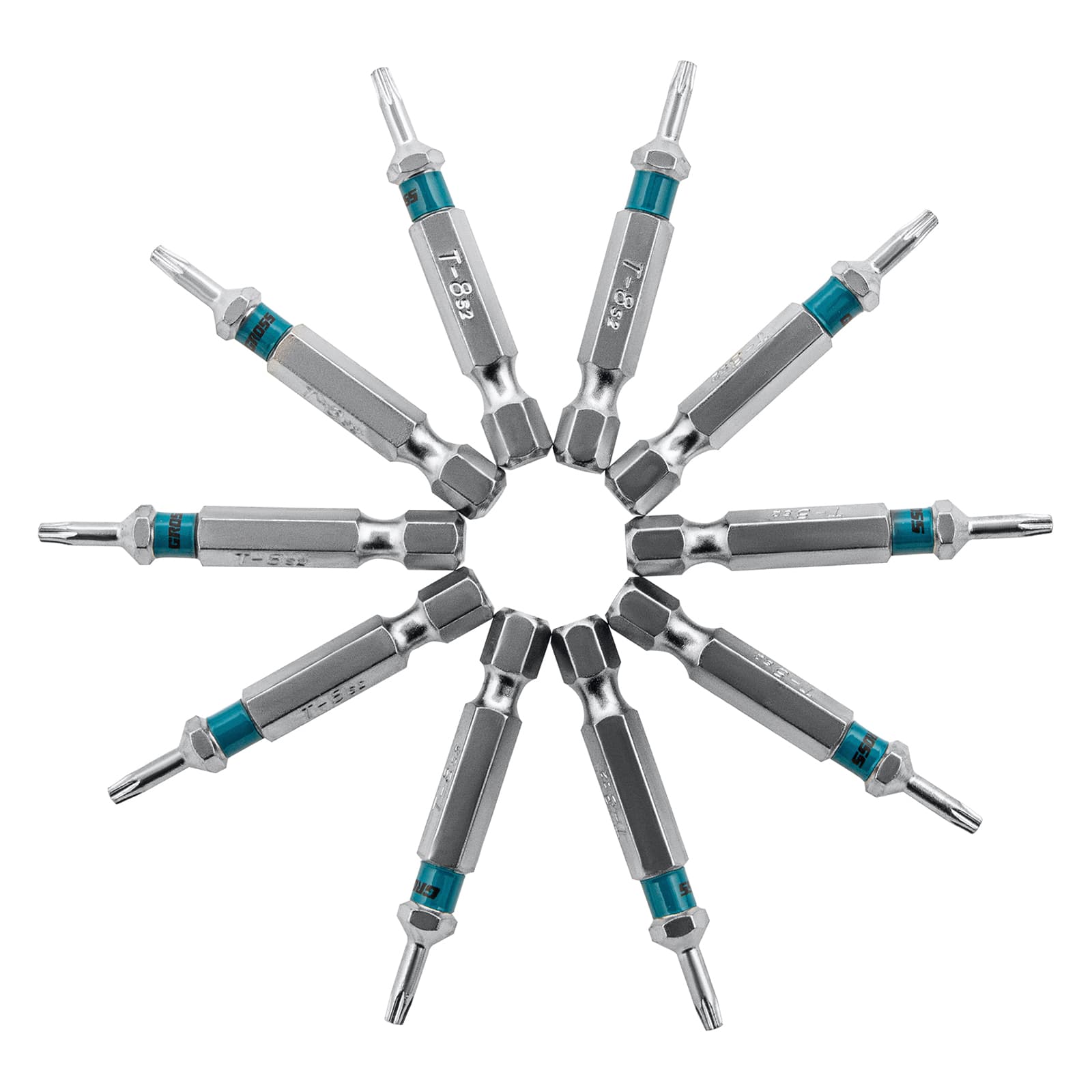 Набор бит TORX 8х50, сталь S2, 10 шт.