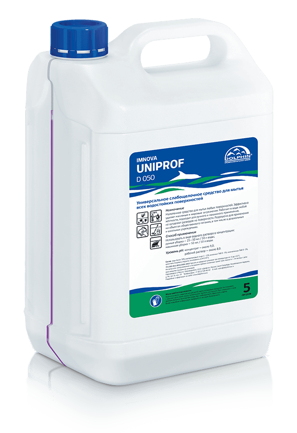 Средство Dolphin ''Imnova UniProf'', 5 л, для мойки поверхностей на кухне