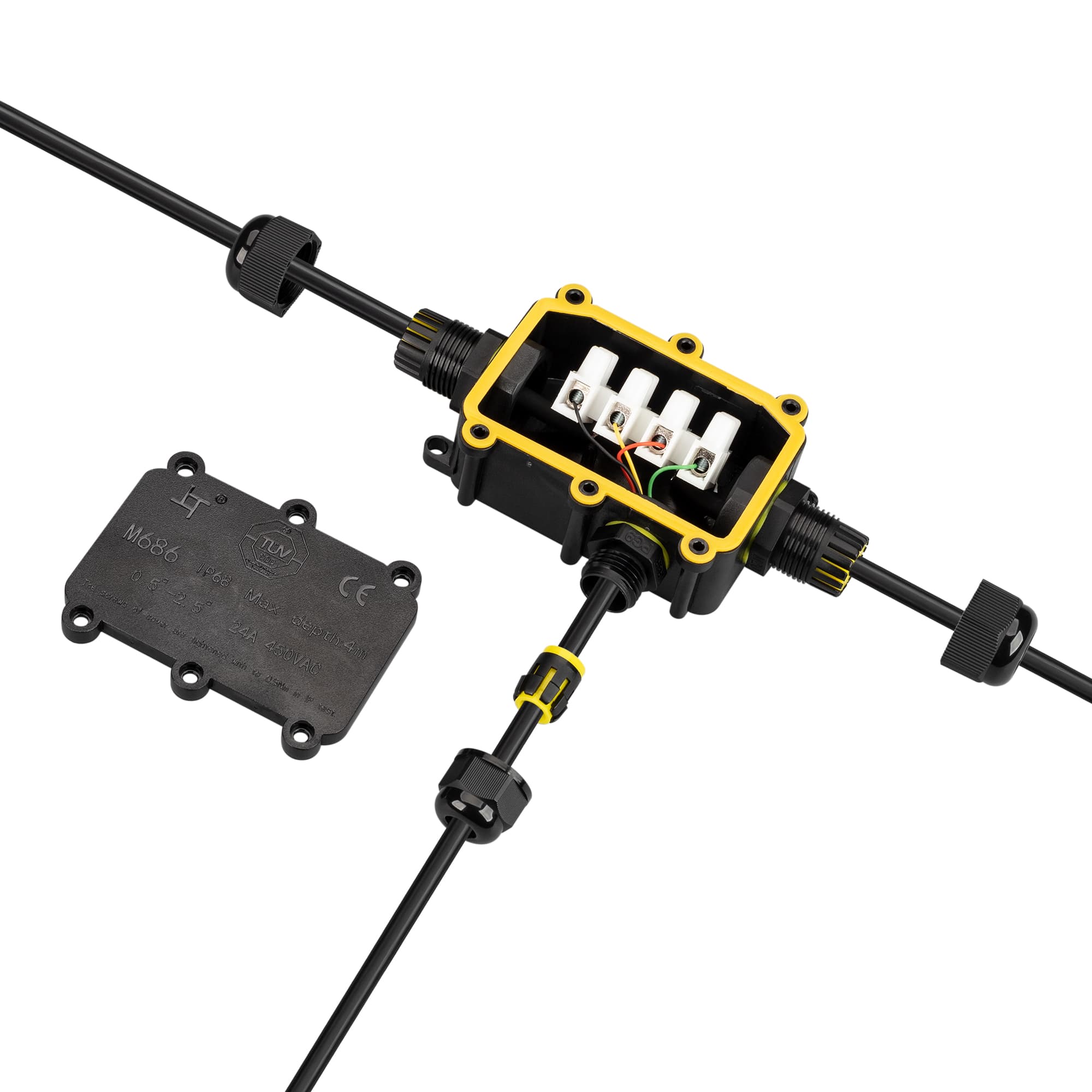 Коробка распределительная NEO-GERM-3-WTW (5-9мм) (ARL, IP68)