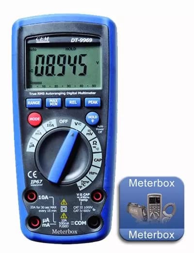 Мультиметр DT-9969 с поверкой