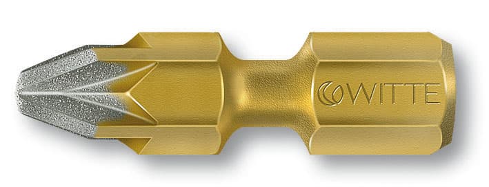 Бита PZ2X25 мм 1/4'' BITFLEX Diamond алмазное напыление