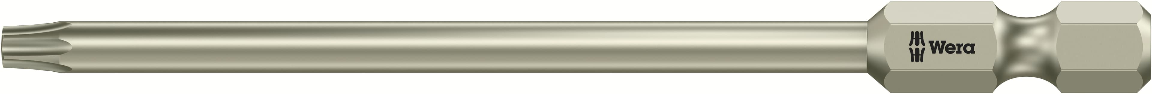 Бита 3867/4 TS TORX BO с отверстием под штифт нержавеющая сталь хвостовик 1/4 E 6.3 TX 15X89 мм