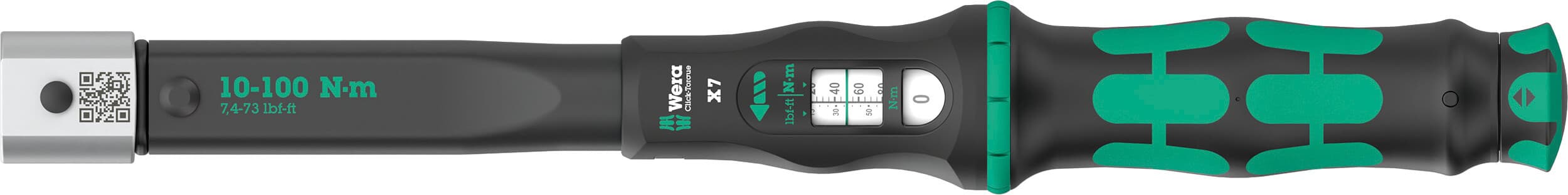 Ключ динамометрический  для сменных инструментов, 10-100 Нм, Click-Torque X 7