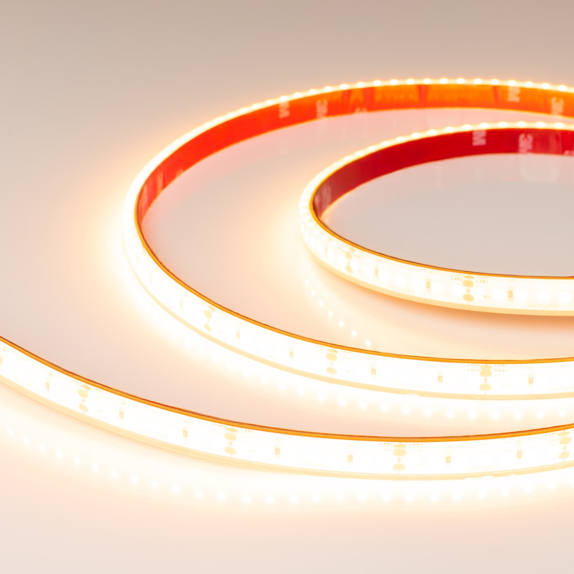 Лента светодиодная 12 Вт/м 48В IP68 2400K 140LED/м RTW-A140-12mm SMD 2835 20 м