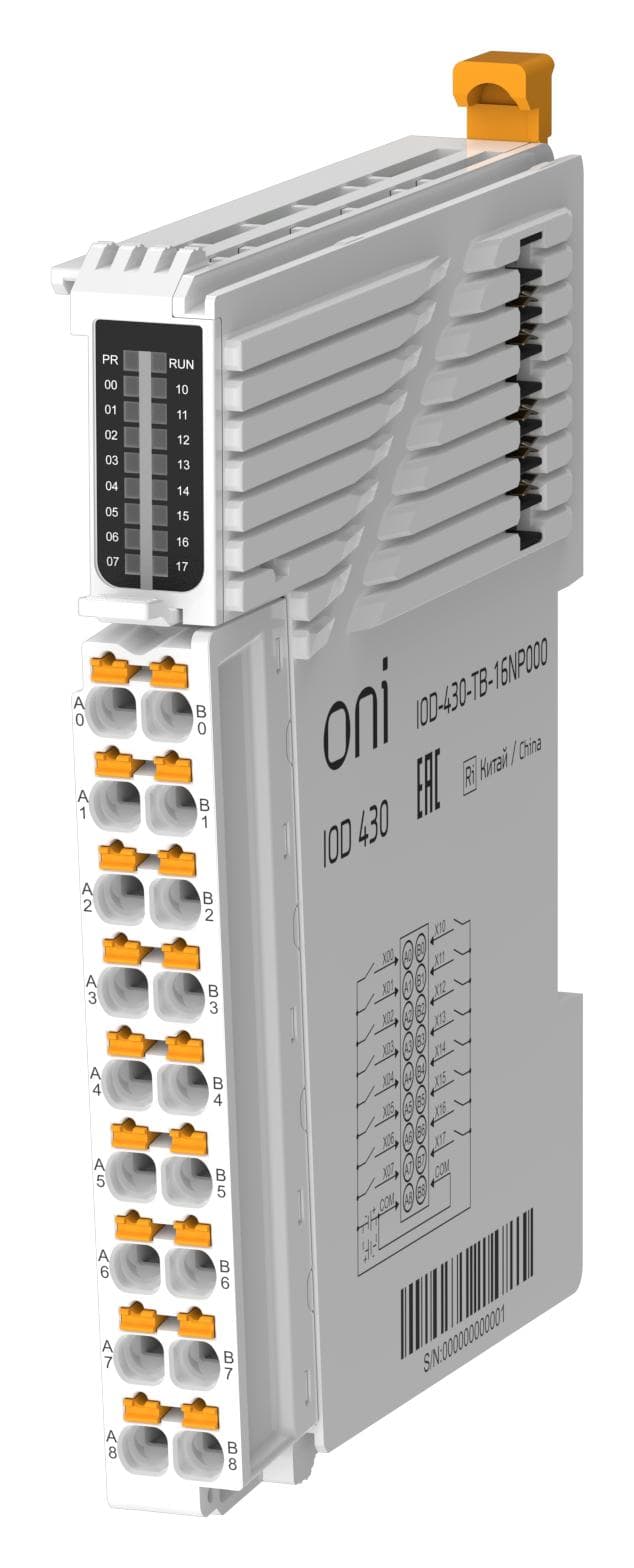 IOD 430 Модуль дискретного ввода 16 сигналов NPN/PNP ONI