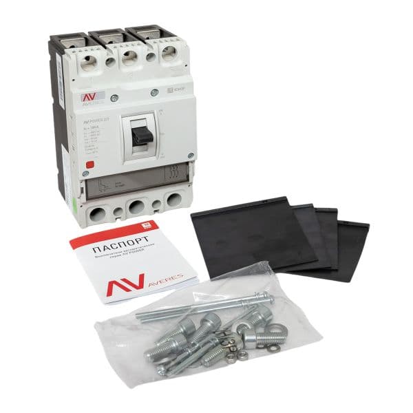 Выключатель автоматический AV POWER-2/3 100А 80kA TR AVERES