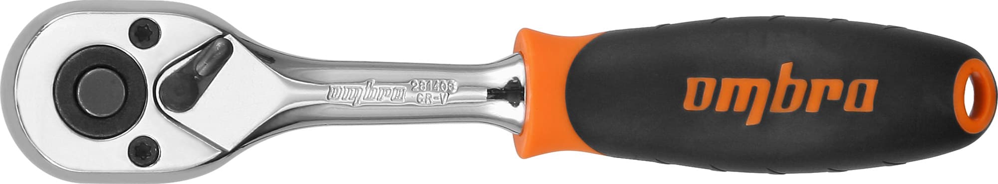 Рукоятка трещоточная 1/4''DR, 48 зубцов, 140 мм