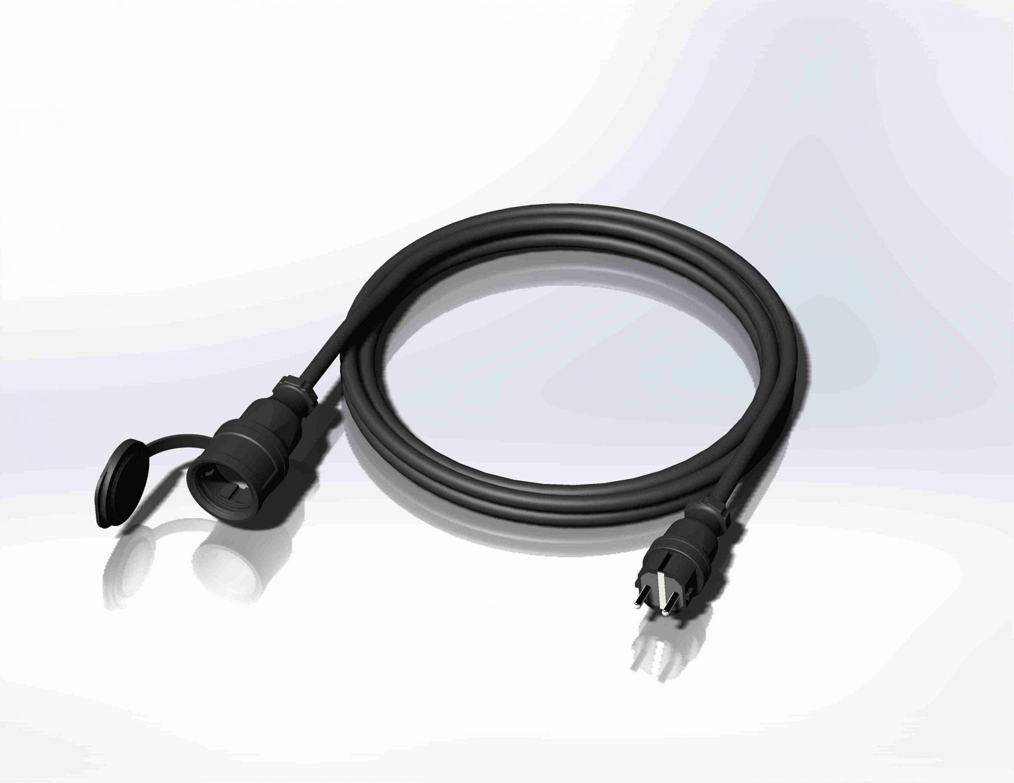 Удлинитель кабельный Schuko-Schuko IP44 XTREM H07RN-F 3G1.5 5 м